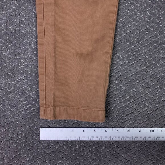 Peter Manning Slim Fit Chino Pants Men's 29 x 27 Measures 29 x 26 Brown Cotton - Picture 12 of 14